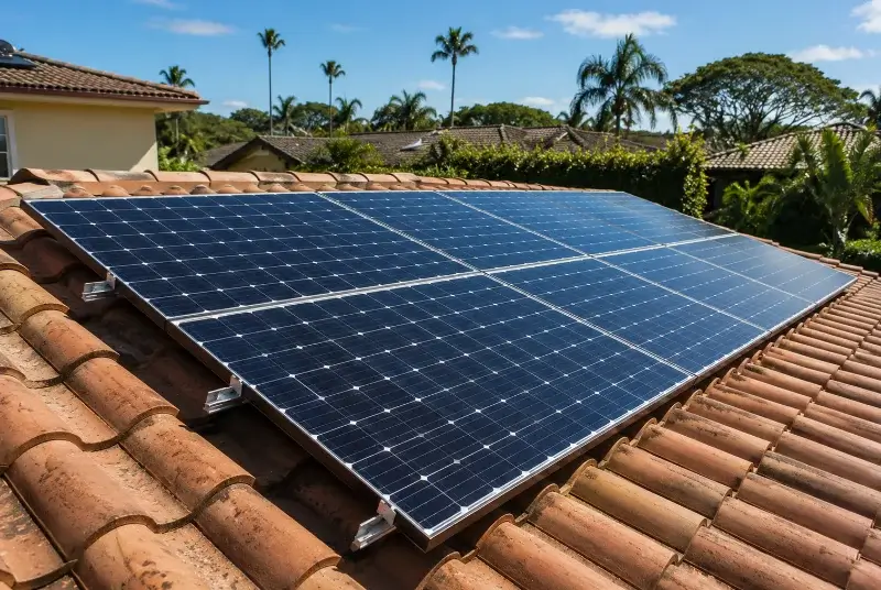 Installation de panneaux solaires à Baron